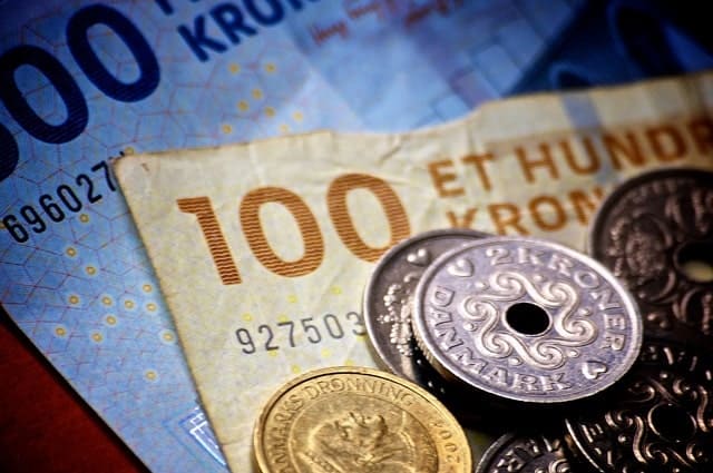1 Dänische Kronen In Euro