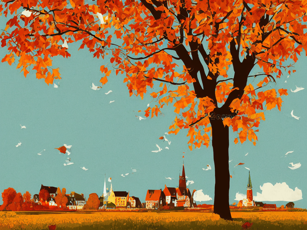 Dänemark im Herbst