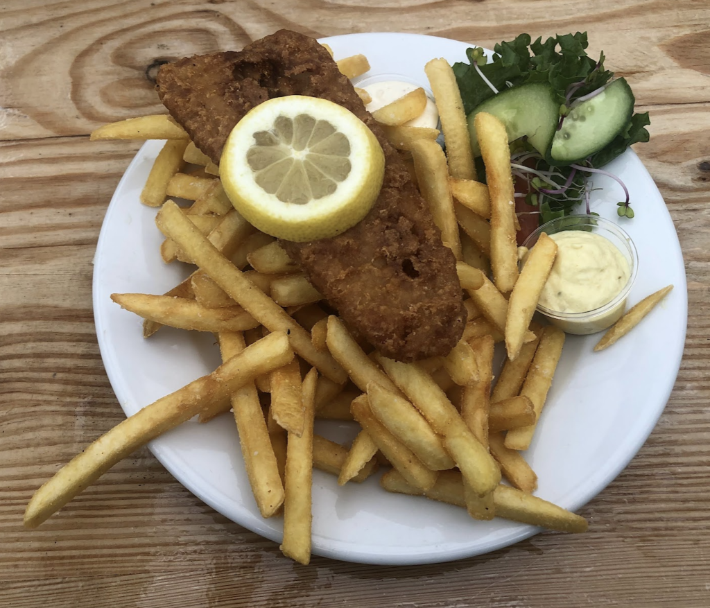 Hafenbereich von Havneby mit Blick auf die Fähre