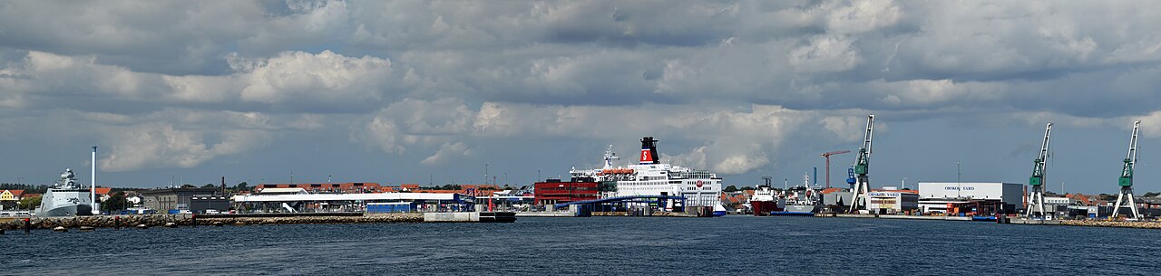 Der Fährhafen von Frederikshavn