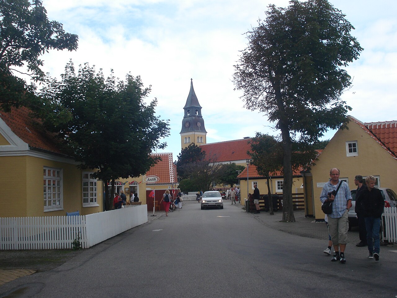 Gelbe Häuser in Skagen